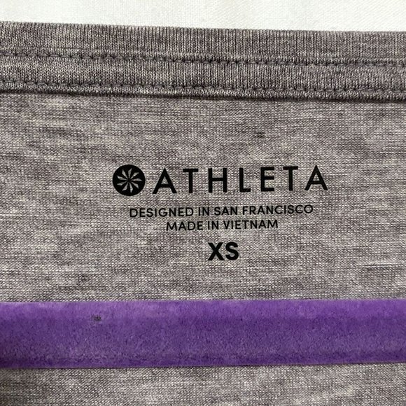 Athleta Encore Gray‎ Cinch Top Size XS - Picture 2 of 7